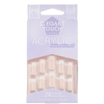 Elegant Touch French Acrylic Nails - No.4