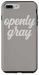 Coque pour iPhone 7 Plus/8 Plus Cheveux gris gris argenté pour vieillissement