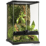 Glass Terrarium Natural Mini/Tall - Advanced Reptile Habitat Transparent 30 x 30 x 45 cm - Matelijat - Terraariot matelijoille - Terraario ja terraarioiden taustat - Exoterra