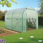 Serre Tunnel De Jardin 6m2 Verte Gamme Maraichere Roma 2x3m