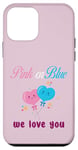 Coque pour iPhone 12 mini Ballons roses ou bleus