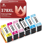 378Xl Cartouche Remplacer Pour 378Xl Multipack Cartouches 378 Xl Pour Expression Photo Xp8700 Xp8605 Xp8600 Xp8505 Xp8500 Xp-15000 (6-Pack)