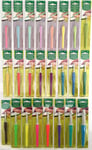 Clover Amour Soft Touch Crochet Hook Coloured All Sizes 0.6mm To 15mm Knitting