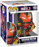 Figurine Funko Pop - Marvel What If...? N°1463 - Sakaarian Iron Man - 15 Cm (58647)