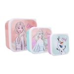 My sweety pop - lot de 3 boites a gouter - Boîte à goûter - Lunch box – Reine des neiges - Pour enfant - Crèche - Maternelle - Ecole - Vacances - Repas - 11,5 cm - Pour Fille - Idée Cadeau