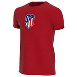 Nike ATM B NK Tee Evergreen Crest T-Shirt Garçon, Sport Red, FR : M (Taille Fabricant : M)