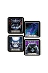 The Magician Empress Death & The Moon Felis Coaster Set (Pack of 4)