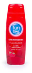 Fun Time Strawberry Flavour Lubricant Water Based Gel Edible Sex Aid Bottle 75ml