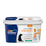 Dulux Valentine Simple & Déco Peinture intérieure de Rénovation - Pour vos meubles en bois, mélaminé, PVC, métal peint - Couleur : Fleur de Sel Satin - 2L - 5330466