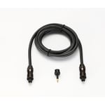 Cable Audio Optique Toslink D2 Diffusion Vers Toslink Avec Adaptateur