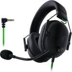 Casque de Jeu BlackShark V2 X : Son Surround 7.1 50 mm Pilote Mousse à mémoire de Forme - PC, PS4, PS5, Nintendo Switch, Xbox One, Xbox Series X & S, Mobile - Jack 3,5 mm Noir