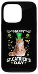 Coque pour iPhone 13 Pro Maine Coon Cat Happy St Catricks Day St Patricks Day Cats