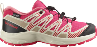 Salomon Kids' XA Pro V8 Waterproof Rouge Red/vanilla Ice/flamingo Pink, 34