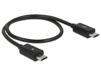 DELOCK – Power Sharing Cable Micro USB-B male > Micro USB-B male OTG (83570)