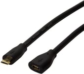 LogiLink C?ble de rallonge micro USB 2.0, 2,0 m, noir