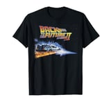 Back To The Future Fire And Lightning Car T-Shirt