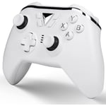 Trådlös handkontroll, Xbox trådlös handkontroll för Xbox Series XS/Xbox One/Elite/Windows 7/8/10 Vit