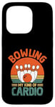 Coque pour iPhone 15 Pro Bowling My Kind Of Cardio Bowler Tenpin