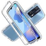 LXHGrowH Coque Compatible avec Realme 9 Pro 5G / Realme 9 5G, Cover 2in1 Hybride Double Couche [360°] Full Body Anti-Choc Protecteur [Doux TPU Front] et [Rigide PC Back] Housse, [Transparente]