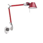 Artemide - Tolomeo Micro Vägglampa, Röd - Röd - Vägglampor