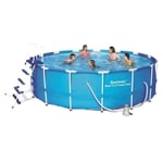 Piscine tubulaire - BESTWAY - Steel Pro Frame Pools - Diamètre 457cm - Hauteur 122cm - 16015L