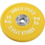 Gorilla Sports Bumper Plates COLOR 50 mm