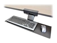 Ergotron Neo-Flex Underdesk Keyboard Arm - Plateau articulé pour clavier/souris - montable sous bureau - noir