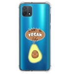 Coque Silicone Anti-chocs pour Oppo A16K Design Vegan Life Dessins