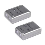 2X USB 2.0 Auto Sharing Switch 2 Port HUB Adapter Switcher for 2 PC5583