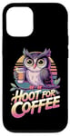 iPhone 14 Funny Hoot For Coffee Owl Lovers Case