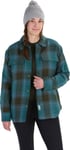 Marmot Women's Ridgefield Sherpa Flannel Shirt Jacket  Dark Jungle, S