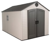 Lifetime Plastic Desert Sand Outdoor Storage Shed 8 x 12.5ft