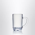 Strahl Ölglas i plast Beer Mug, transparent, 43 cl, 4-pack