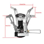 Portable Mini Lightweight Gas Stove Burner For Outdoor Campi Black