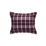 Flannel Check Putetrekk, Violet