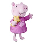 Peppa Pig Peppa’s Bedtime Lullabies Singing Plush Doll with Teddy Bear Accessory