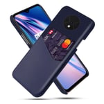 OnePlus Bofink 7T Card Kuoret - Sininen Tummansininen