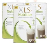 PACK OF 3 XLS Nutrition Healthy Weight Loss Shake Chocolate Flavour 400G