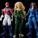 HASBRO MARVEL LEGENDS X-MEN 6" MEGGAN,CAPTAIN BRITAIN,SHADOWCAT EXCALIBUR 3-PACK