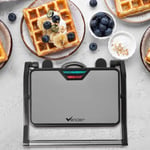 850W Double Sandwich Toastie Maker Press Panini Grill Machine