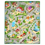 Play Mat Bright City EVA Easy Wipe Clean Kids Home Nursery Rug - 120 x 100cm