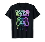 Cool Gamer Game Controller Video Game Gaming Squad Colorful T-Shirt