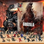 2024 Godzilla Advent Calendar Blind Box Action Figure Model Toy Christmas Gift