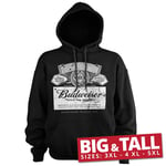 Budweiser Washed Logo Big & Tall Hoodie, Hoodie