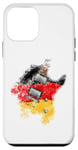 Coque pour iPhone 12 mini Guitare électrique drapeau allemand rock guitare guitare électrique guitare électrique guitare