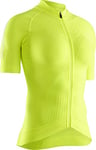 X-BIONIC Women Effektor 4.0 Bike Zip Short Sleeve Shirt - Phyton Yellow/Arctic White, Small