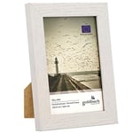 goldbuch Tallinn Cadre Photo en Bois pour Photo au Format 13 x 18 cm, Cadre Portrait avec Support et Support Mural, Cadre Individuel en MDF, Cadre Photo, Blanc