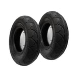 2pk 200 x 50 (8"x2") Tyre - For Trolley, Buggy, Electric E Scooter Etc Pneumatic