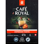 Café Royal expresso N°8. Capsules comptatibles avec le système Nespresso. Goût corsé avec ses arômes fruités