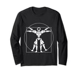 Leonardo Da Vinci Science Robotics Engineer Robot Robotics Long Sleeve T-Shirt